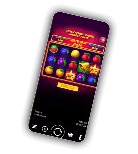 TurboSven Mobile App mit Big Bass Splash Slot und Freispiel Anzeige